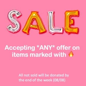 Cleanout sale! Accepting ALL offers on 🔥 items